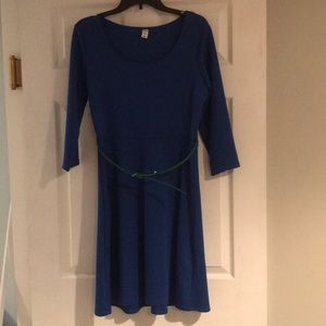 Old navy dress blue belt green size L